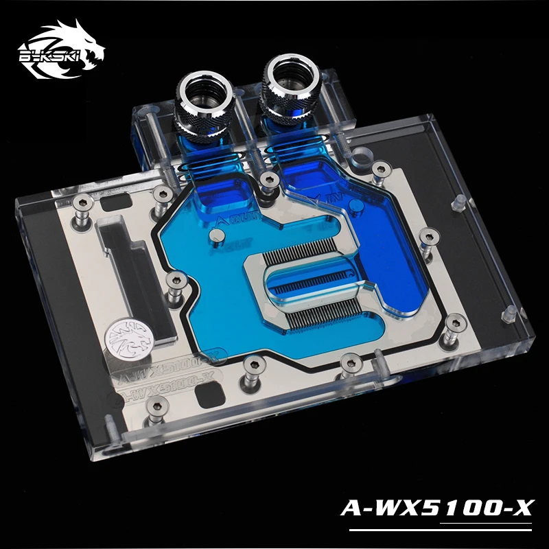 Bykski водный блок для AMD Radeon Pro WX 5100 8 GB/WX7100 8G/Full Cover видеокарта медный радиаторный RGB