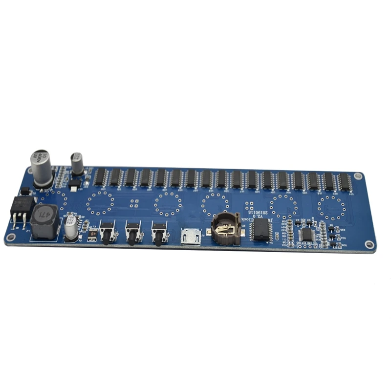 AABB-Diy In14 In4 Nixie трубки часы цифровые светодиодные часы Подарочная монтажная плата комплект, без трубок