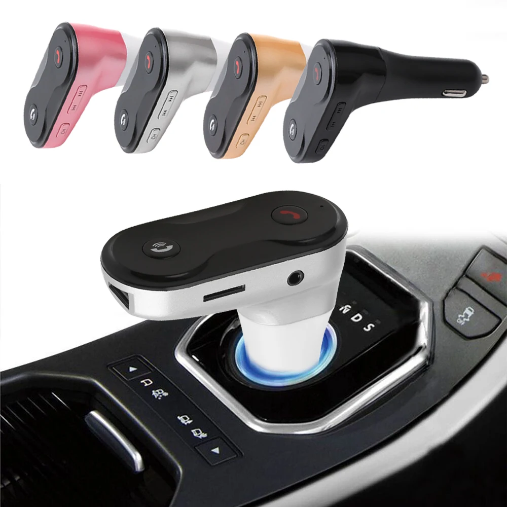Bluetooth AUX беспроводной FM передатчик автомобильное зарядное устройство C8
