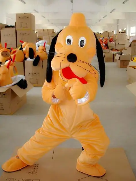 3 Dog Mascot Costumes Donald Duck Pluto And Goofy Mascot Fancy Dress Performance Prop Adult Size - Color: 3