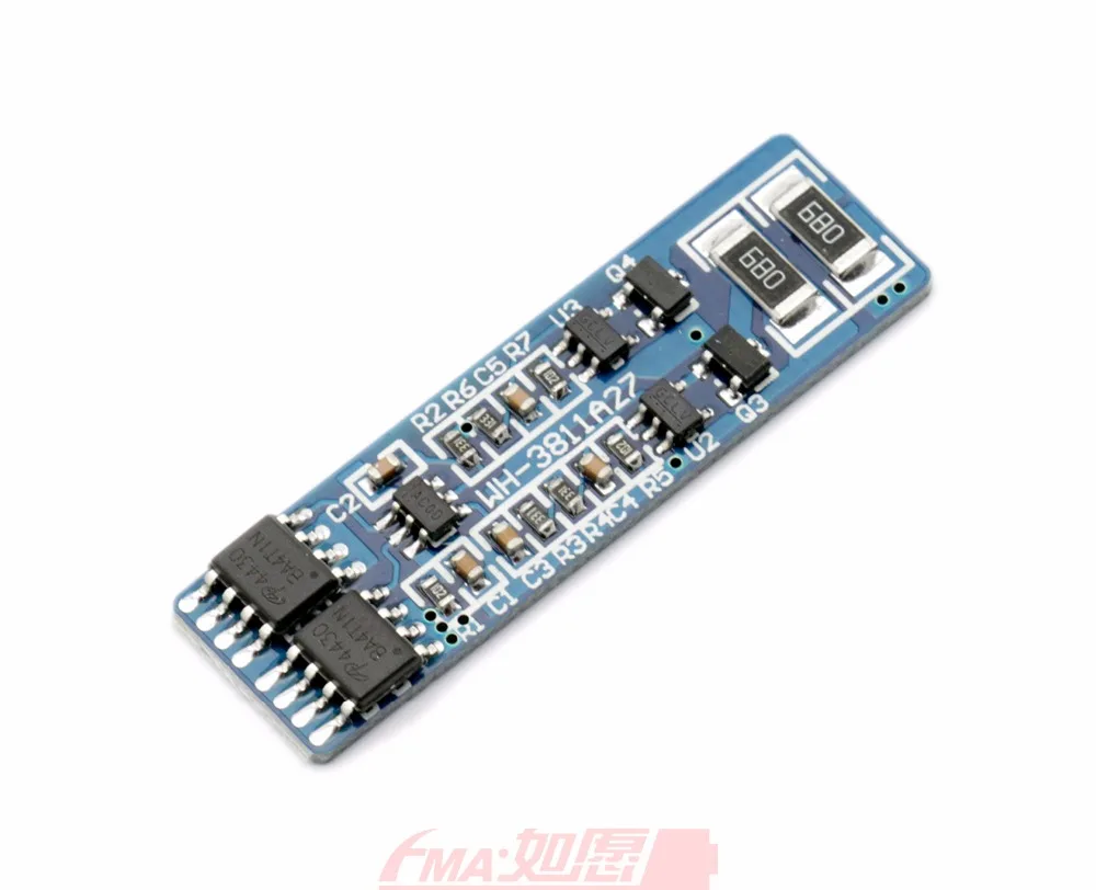 1 шт. модуль защиты FMA квадратный PCM для 2S 7,2 v 7,4 v Li-Ion Li-Po батарея Зарядка/разрядка контроль 2-15A WHF