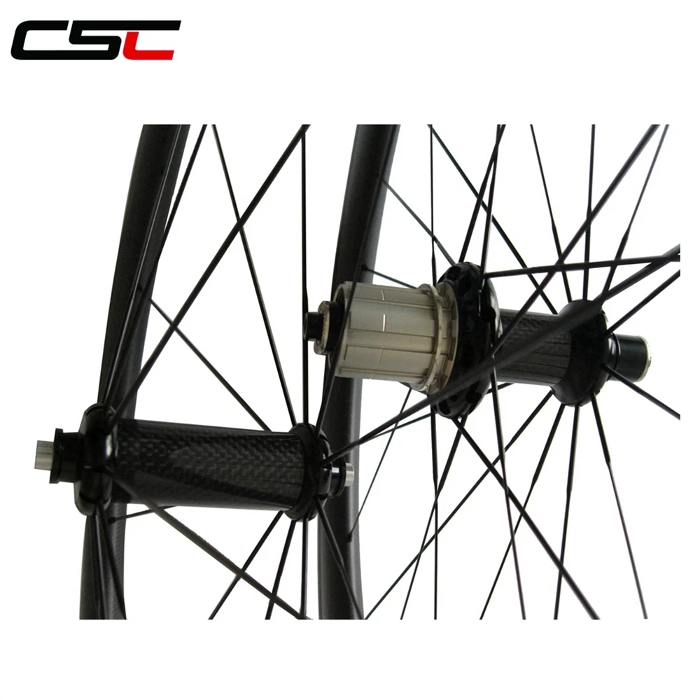 Прямой углерод тяги дорожное Велосипедное колесо 60 мм трубчатые колеса U