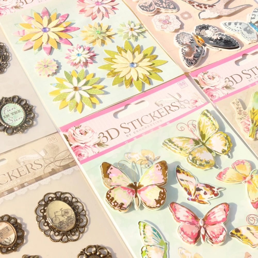 Domikee набор креативных милых стикеров из бумаги для школьников 3D Декоративные