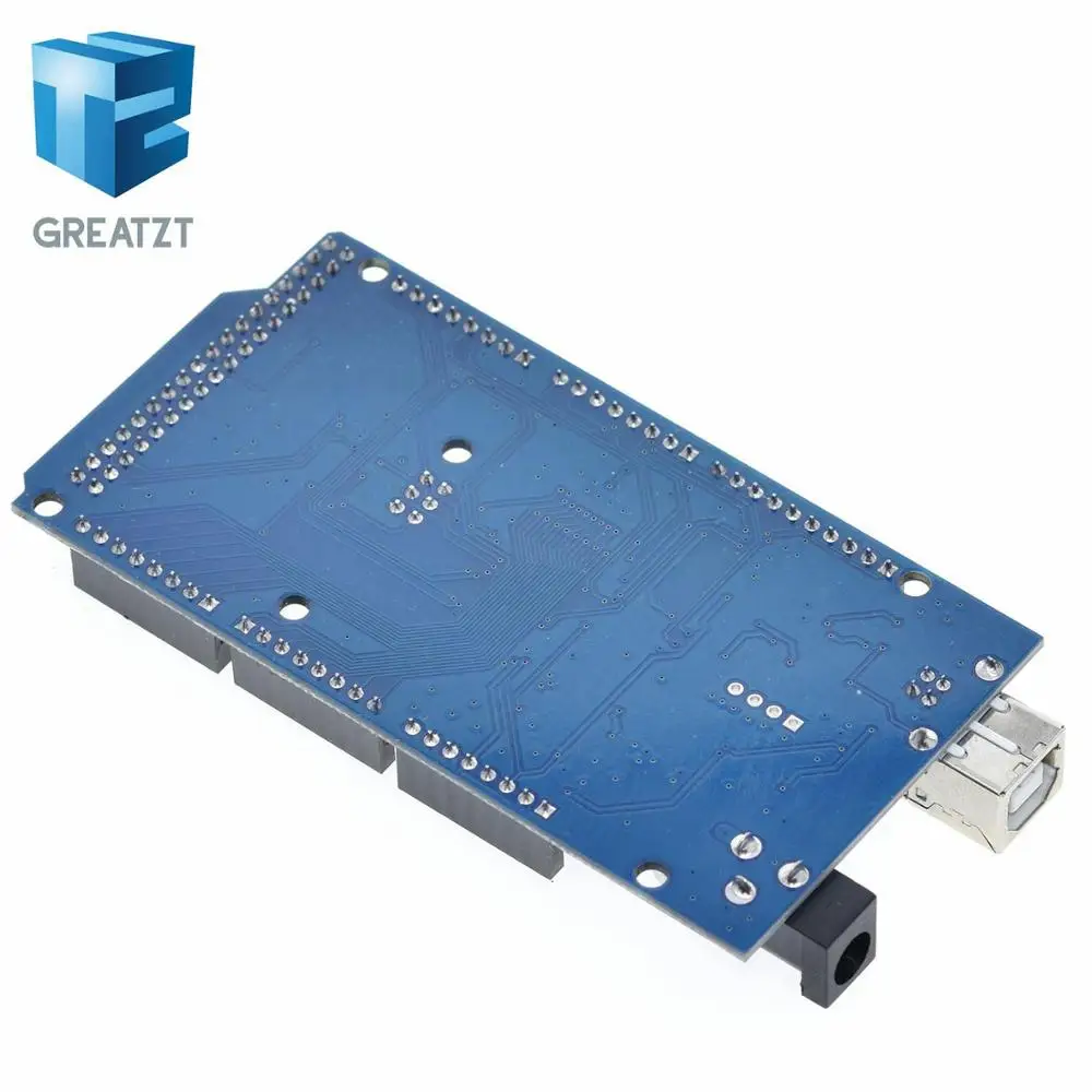 Плата GREATZT Mega 2560 R3 Mega2560 REV3 (ATmega2560 16AU CH340G) на usb кабеле совместима с arduino [с