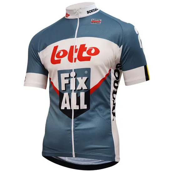 2018 LOTTO SOUDAL FIX все мужские велосипедные Джерси с коротким рукавом велосипедная