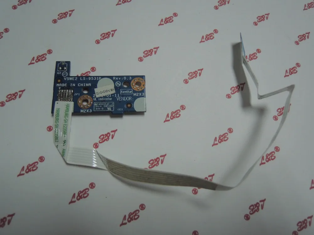 

Original FOR Acer E1-510 E1-532 E1-570 E1-572 Power Button Board wIth cable LS-9531P