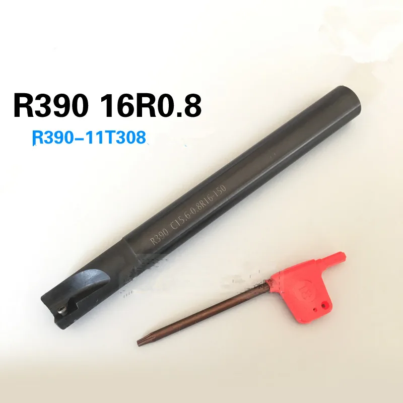 Лицевая фреза с ЧПУ режущий стержень R390 C16-16R0.8-150 16 мм установка для карбидной