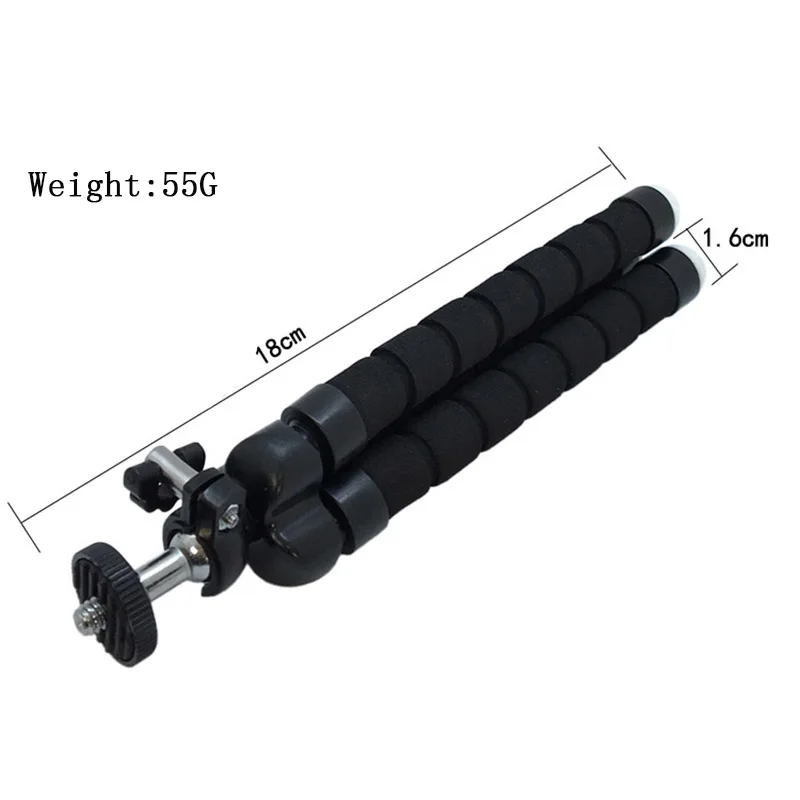 Гибкий мини штатив для смартфонов iPhone Samsung Xiaomi Huawei Gopro Hero 7 6 5 4 3 + SJCAM Yi 4K EKEN Экшн