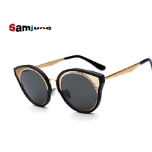 Солнцезащитные очки кошачий глаз Samjune дизайнерские винтажные