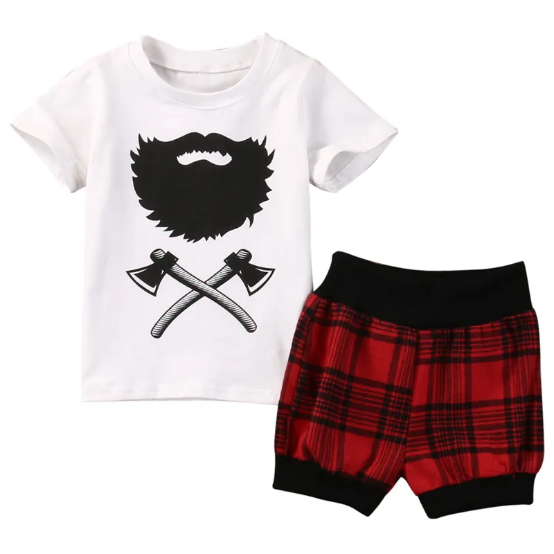 Pudcoco/2017 г. Черная футболка с рисунком для новорожденных мальчиков и девочек от 0 до