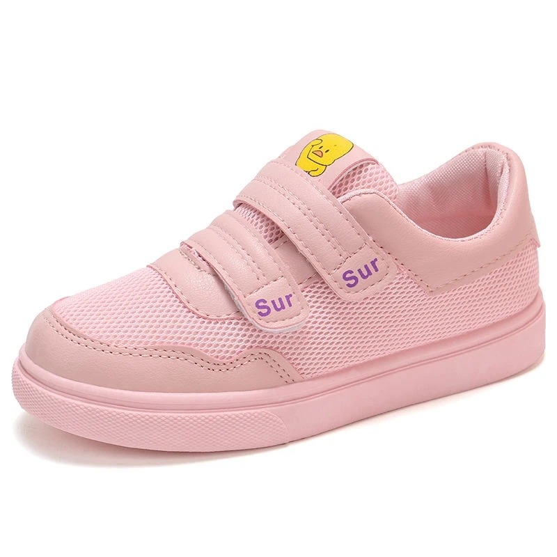 2019 New hot sales fashion popular children sneakers spring autumn pink gray mesh sport shoes for boys girls kids air | Детская одежда