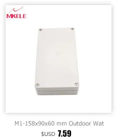 1 шт. Белый 250*80*70 мм DIY проект Abs пластик Doos Voor Elektronica Kleine Рабочий стол проводка Соединительная коробка M3-250807
