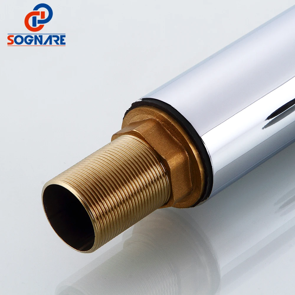 sognare pull out kitchen faucet black chrome finish dual sprayer nozzle cold hot water mixer brass cozinha taps mixers d2317cb free global shipping
