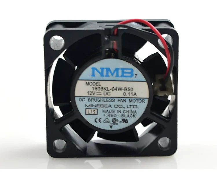 Новый оригинальный 4015 12В 0.11A 1606KL-04W-B50 2 линии 4 см ультра-тихий охлаждающий вентилятор