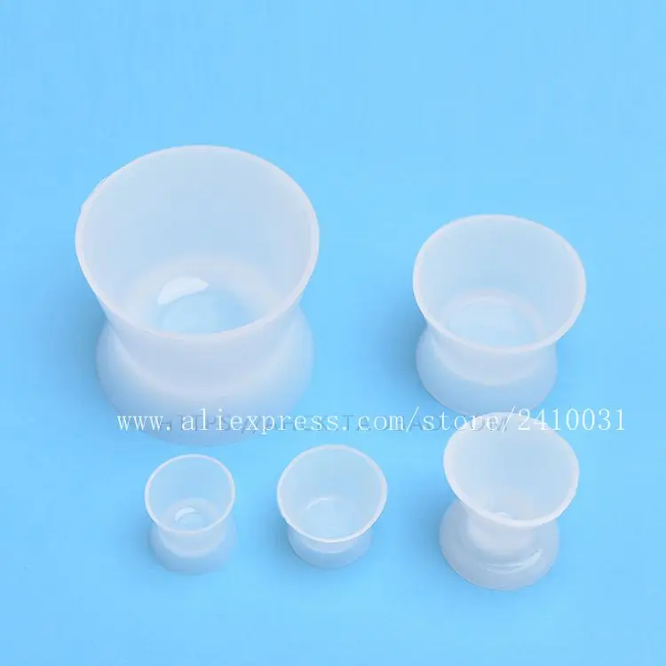 5 шт. белый лабораторный гибкий силиконовый каучук миска для смешивания | Красота