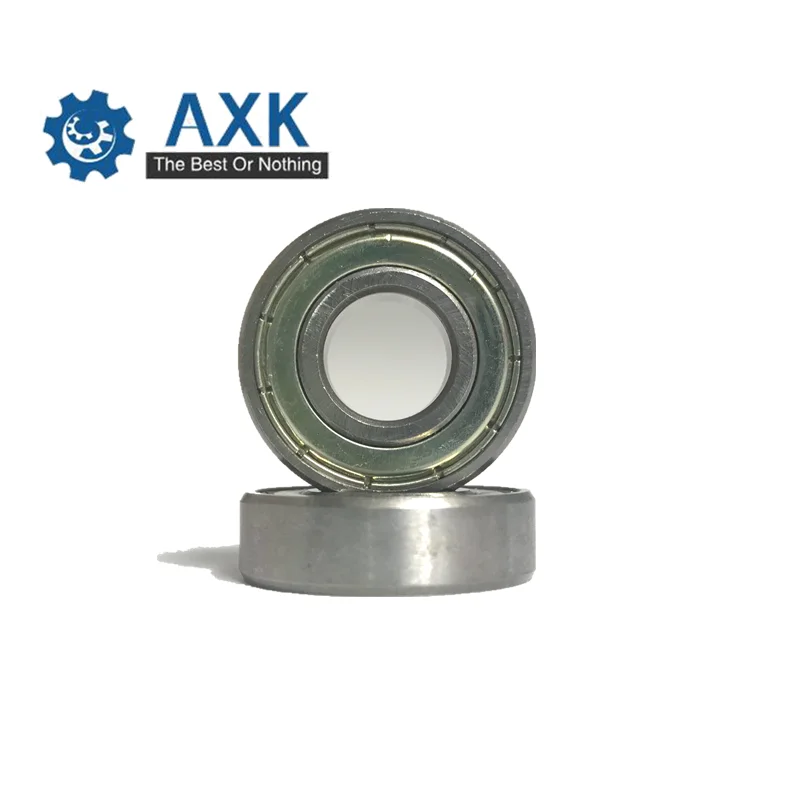 AXK 6205ZZ 2 шт. ABEC-5 6205 ZZ Однорядный радиальный шарикоподшипник 25x52x15 мм высокого
