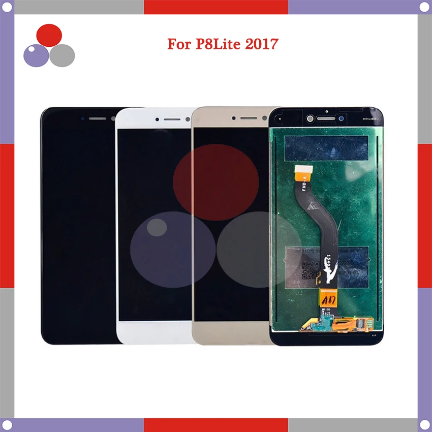 Для Huawei P8 Lite 2017 кодирующий преобразователь сенсорного экрана в сборе запасные