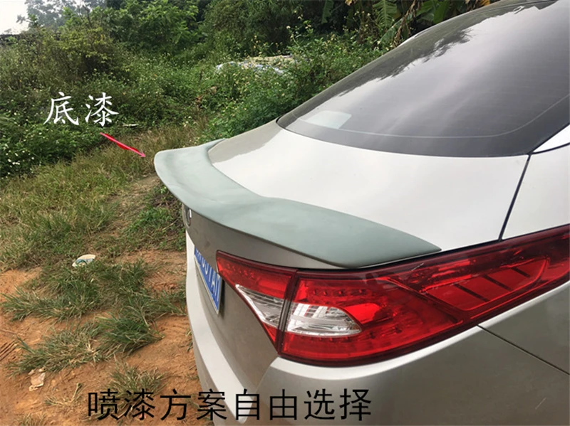 Используется для KIA k5/спойлер OPTIMA 2011 2012 2013 год глянцевое углеродное волокно/FRP заднее крыло R стиль спойлер, аксессуары