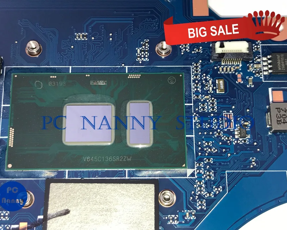 Материнская плата PCNANNY для ноутбука HP Pavilion 15-AU DAG34AMB6D0 901579-001 SR2ZW протестирована на