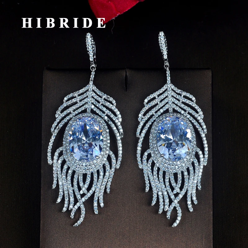 

Серьги-подвески женские HIBRIDE, с фианитами, Круглые, E-718