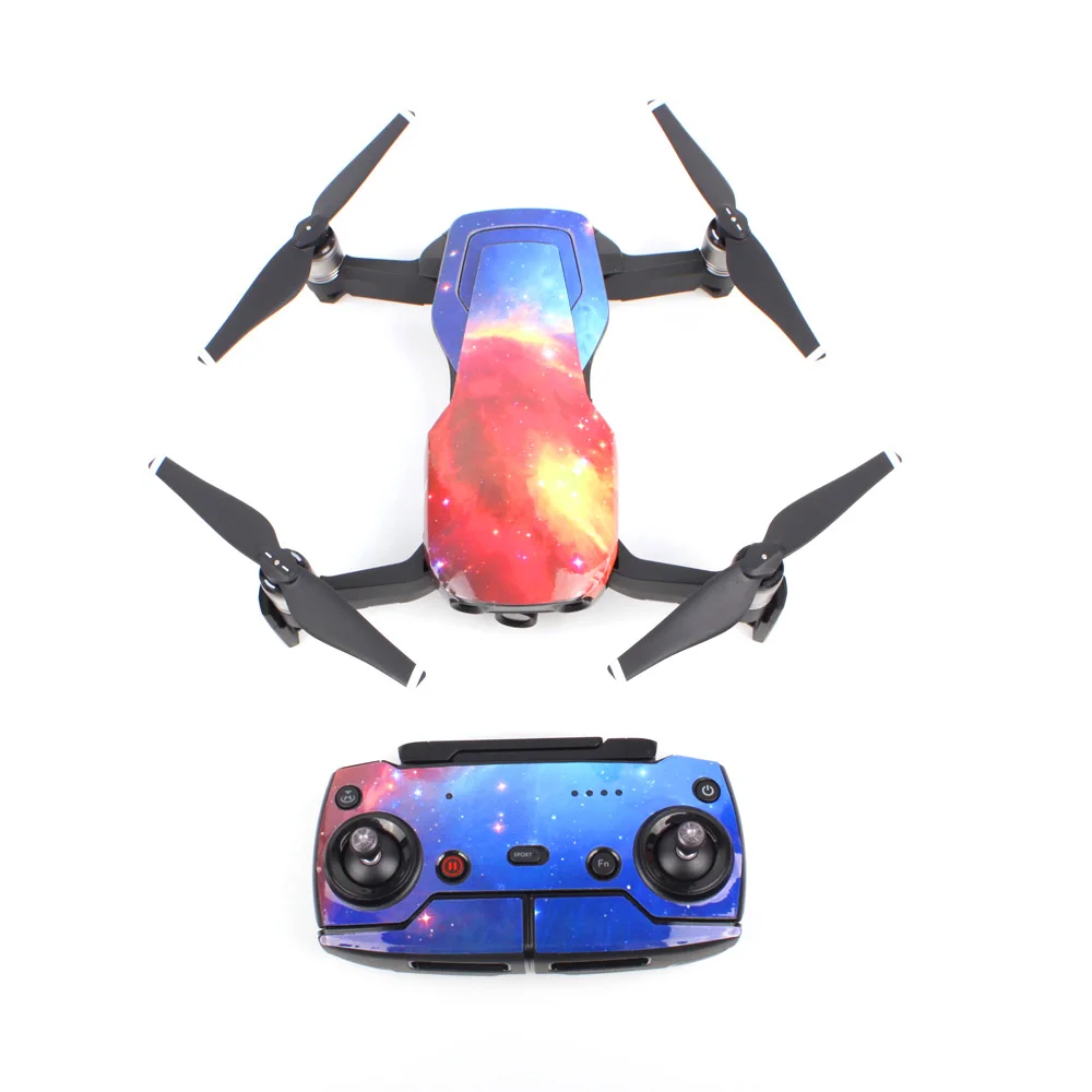 Sunnylife для DJI MAVIC AIR полный набор наклеек ПВХ тема наклейки фюзеляж пульт
