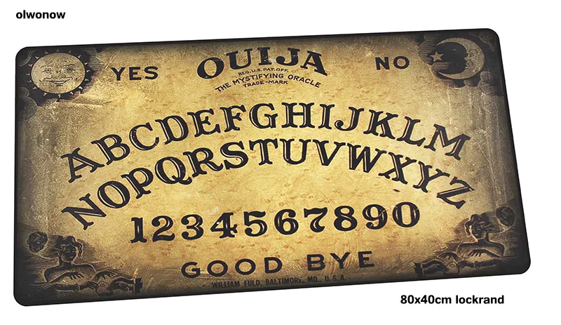 Size 800x400x2mm Ouija коврик для мыши 80x40 см самые дешевые коврики для мыши лучший игровой коврик для мыши геймер HD печать персонализированные коврики для мыши Клавиатура ПК коврик - Цвет: Size 800x400x2mm