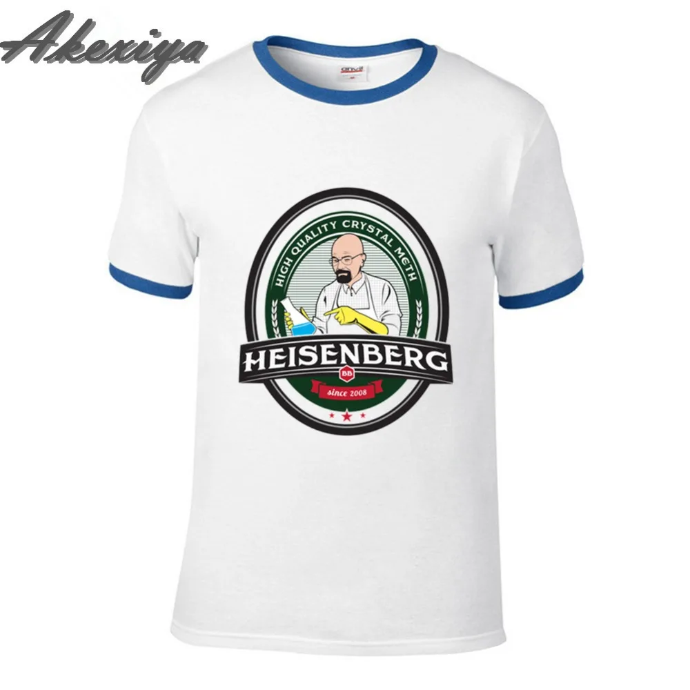 

Unique Beer Label Breaking T Shirt Men Tops Organic Cotton Short Sleeve Print Mens Tee Summer Casual Fitness Clothing Tshirt