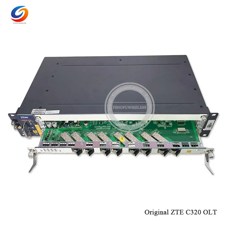 Бесплатная доставка 1000 м GPON OLT ZTE C320 SMXA/1 карта * 1 шт. с PRAM 16 портов GTGH C + деловая