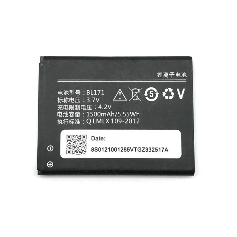 Оригинальный BL171 для lenovo A319 A60 A500 A65 A390 A368 A390T A356 A370e BL 171 1500 мА/ч Батарея|Аккумуляторы
