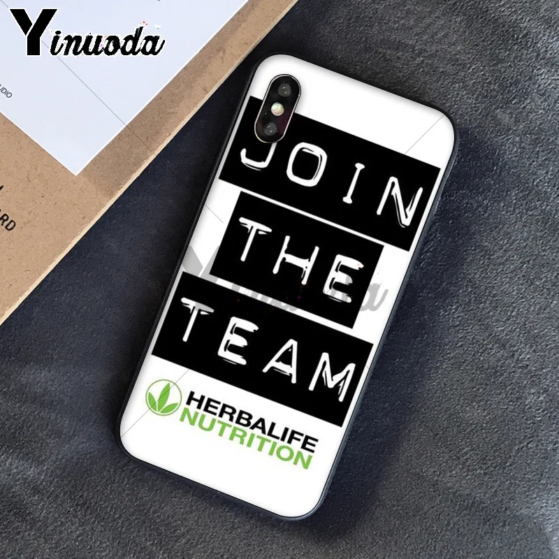 11pro MAX черный и зеленый Herbalife TPU мягкий чехол для телефона Apple iPhone 8 7 6 6S Plus X XS 5 5S SE