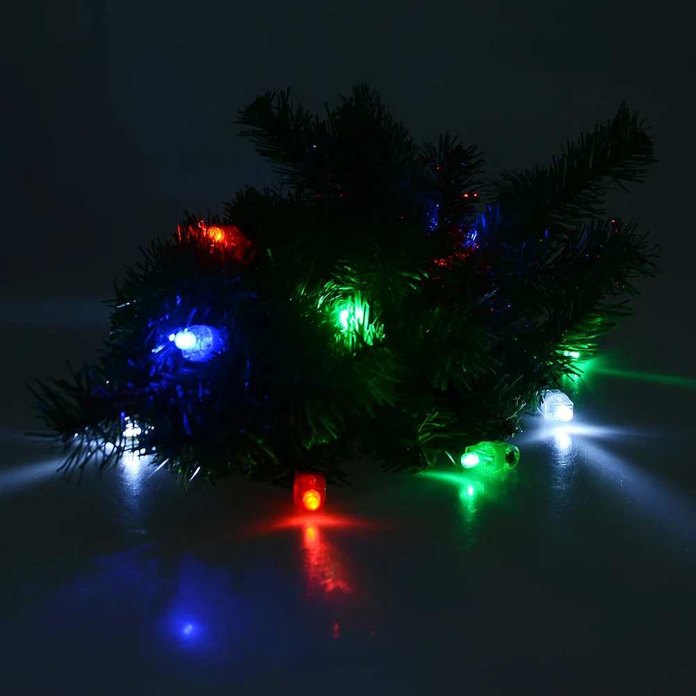 100 шт. LED пальчиковые светящиеся яркие цветные лазерные лампы для свадебного