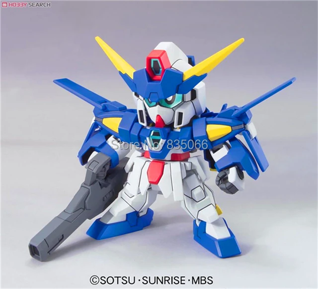 Фигурки японского аниме Gundam SD BB 372 на возраст 3 года три морфологических робота