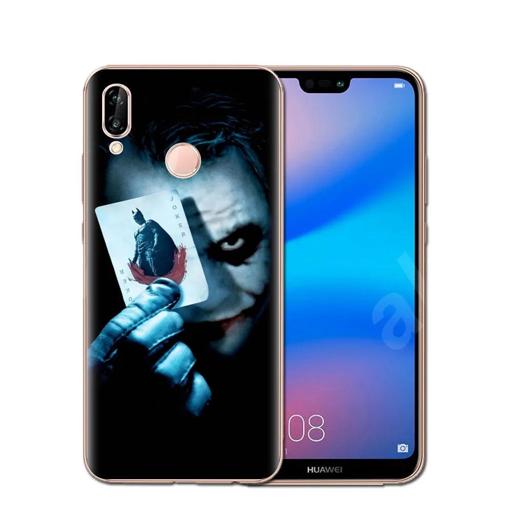 Силиконовый чехол для телефона huawei P10 P20 Pro P9 P8 Lite Коврики 10 Y5 Y6 II Y7 2017 honor 9 6X 7X клоун