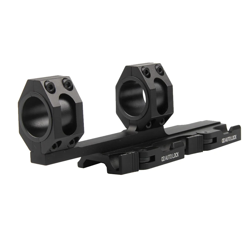 Tactical Rifle Scope Mount with QD Quick Detach Auto Lock Extend 1 Inch 30MM Dual Ring 20MM Rail HT2-0029 | Спорт и развлечения
