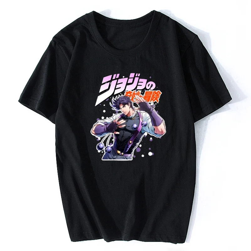 Новинка Jotaro Jojos Необычные Приключения мужские футболки модный крутой дизайн Мужская/wo Мужская Повседневная футболка уличная Эстетическая одежда