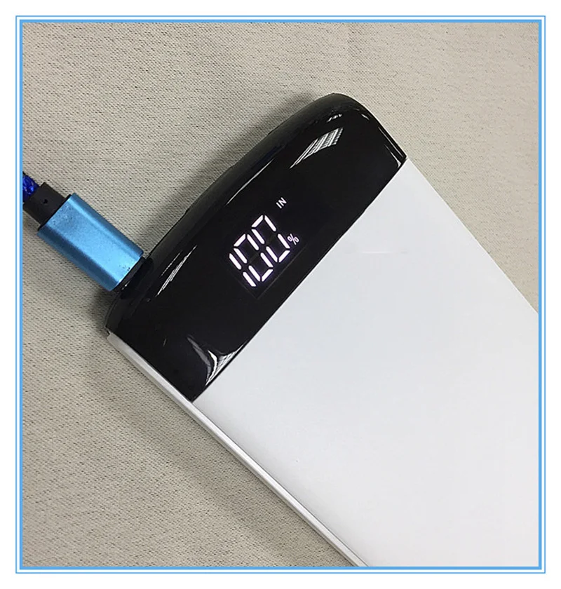 PowerBank 30000 мАч для Xiaomi Red Mi Power Bank портативное зарядное устройство 18650 PoverBank iPhone 7 6 Plus 5