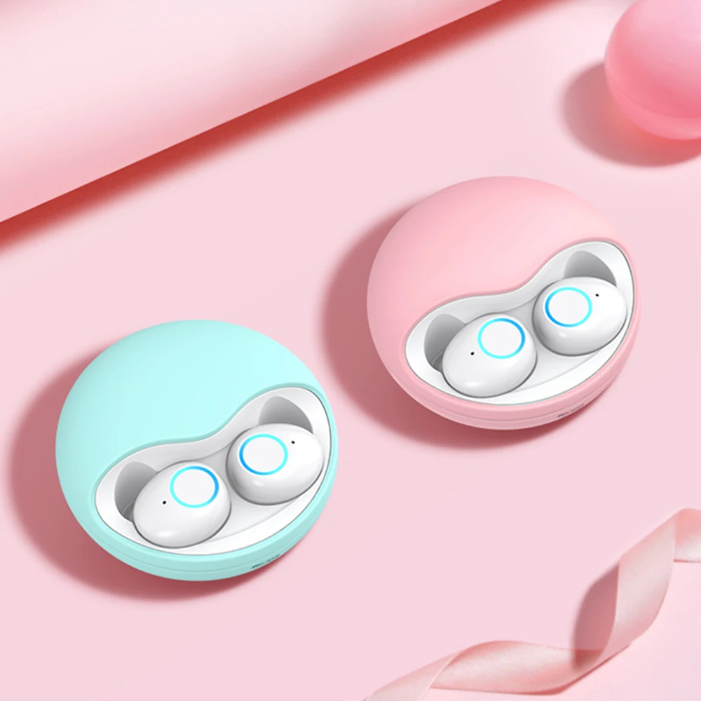 Мини Спортивные Беспроводные наушники TWS Bluetooth стерео гарнитура с микрофоном для