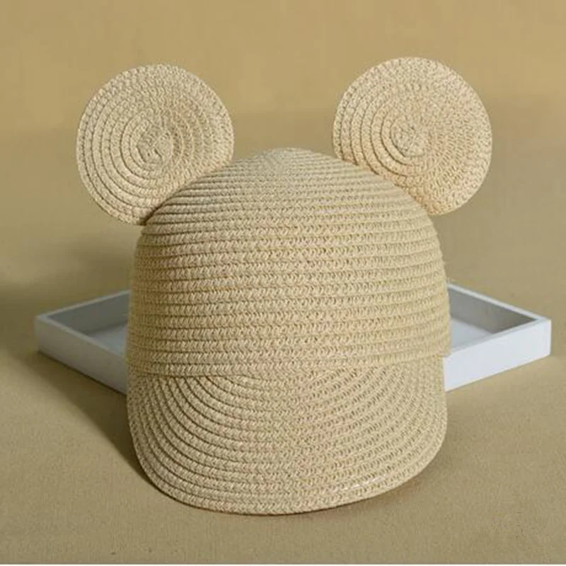 Cute Mickey Ear Kids baby Baseball Cap Hats Children Baby Snapback Caps Spring Summer Funny Hip Hop | Аксессуары для одежды