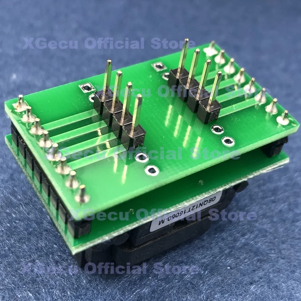 QFN8/MLP8/MLF8/SON8/WSOP8 to DIP8 Test IC Socket/Adapter/Adaptor PLASTRONICS 08QN12T16050 | Компьютеры и офис