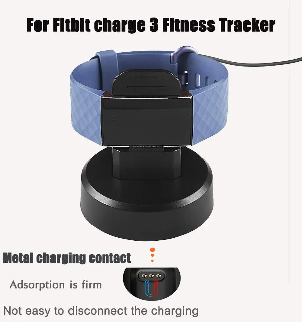 Держатель Подставка для зарядки док станция Fitbit Зарядка 3 USB зарядное устройство