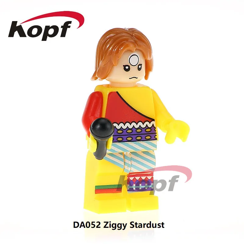 DA052 20Pcs No Box 20 шт. DA052 Супер Герои Зигги Звездная Пыль Давид Боуи фиксатор Thuderbolts люк клетка Кирпичи Строительные блоки модель, подарок для детей игрушки - Цвет: DA052 20Pcs No Box