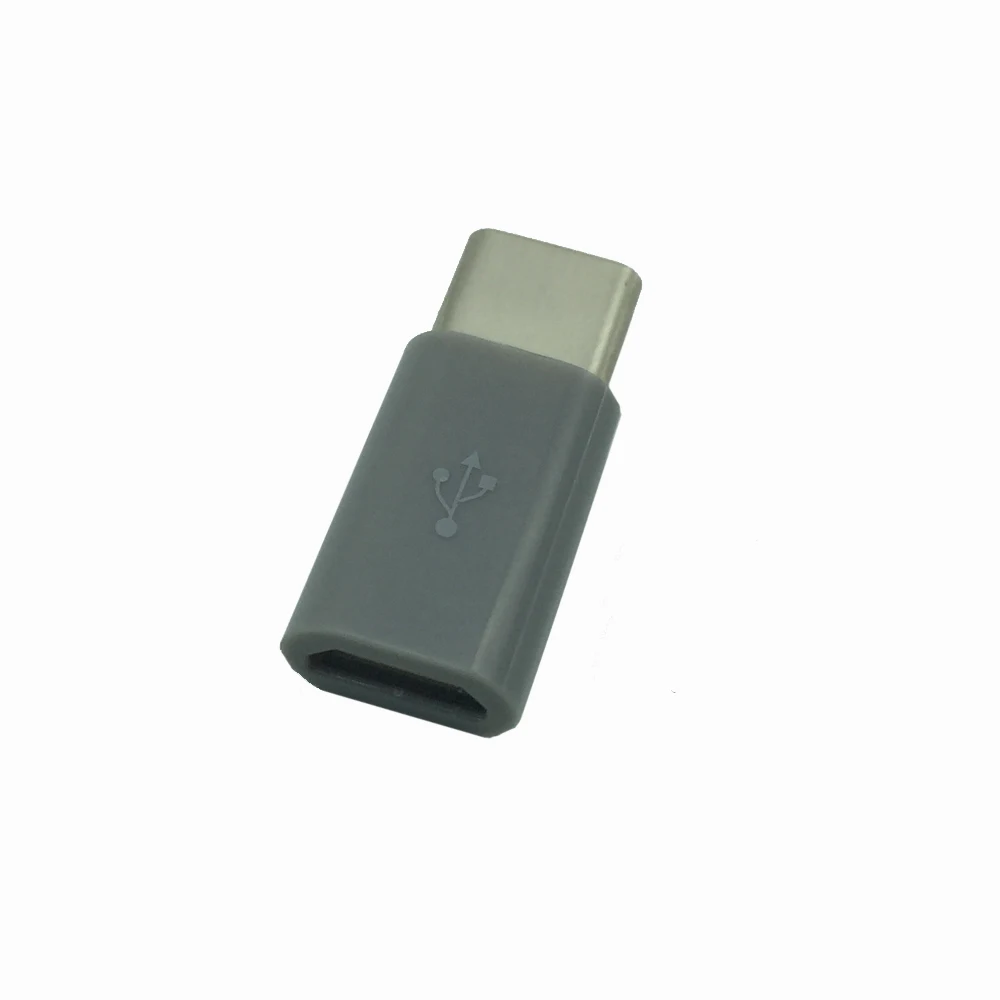 gray Высокое качество Micro USB Женский тип-c Мужской usb адаптер android к тип-c кабель для передачи данных адаптер для huawei Macbook Oneplus Xiaomi - Цвет: gray