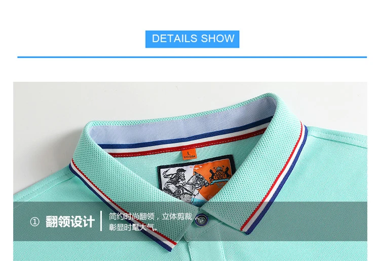 YCS Custom Polo короткая мужская хлопковая рубашка с коротким рукавом летняя Однотонная футболка поло верхняя одежда на заказ с принтом/вышивкой с логотипом