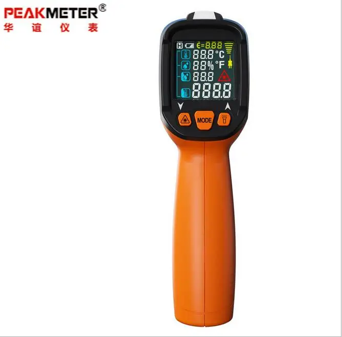 Ручной лазерный инфракрасный термометр PEAKMETER PM6530A/PM6530B/PM6530C Бесконтактный