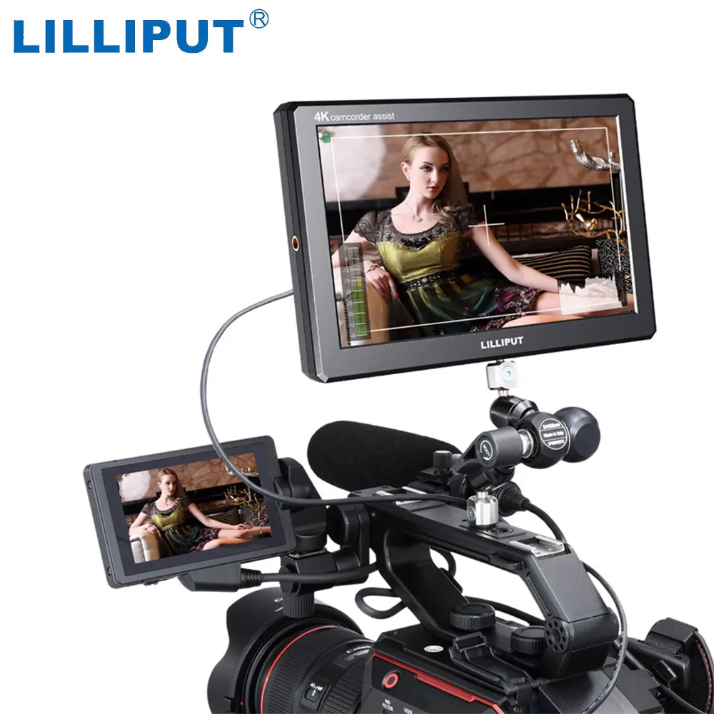 Lilliput A8S 8,9 дюймов Utra тонкий FHD ips 3G-SDI HDMI 3D-LUT накамерный видео полевой монитор для DSLR камеры видео