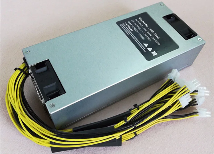 1800W high power single channel supply 6PIN*10 Antminer dual fan 12V-150A antminer S9 S7 L3 DASH miner pow | Компьютеры и офис
