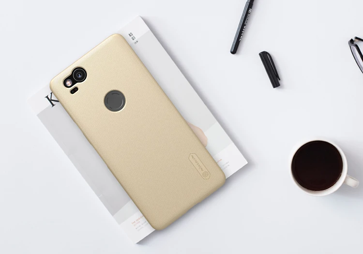 Золотой Для htc Google Pixel 2 Pixel2 XL Nillkin матовая защитная задняя крышка для телефона для htc Google Pixel 2 XL чехол в розничной упаковке - Цвет: Золотой