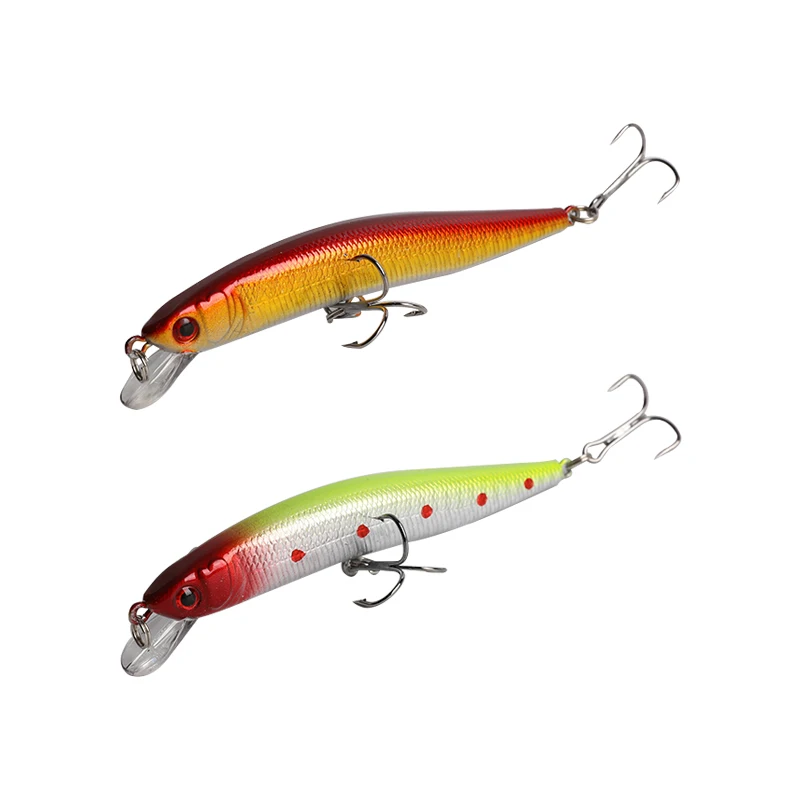 Fly Fishing Minnow 10pcs/lot 9.5cm/8.53g Lure Hard Bait Wobbler Carp Tackle Artificial For Boat | Спорт и развлечения