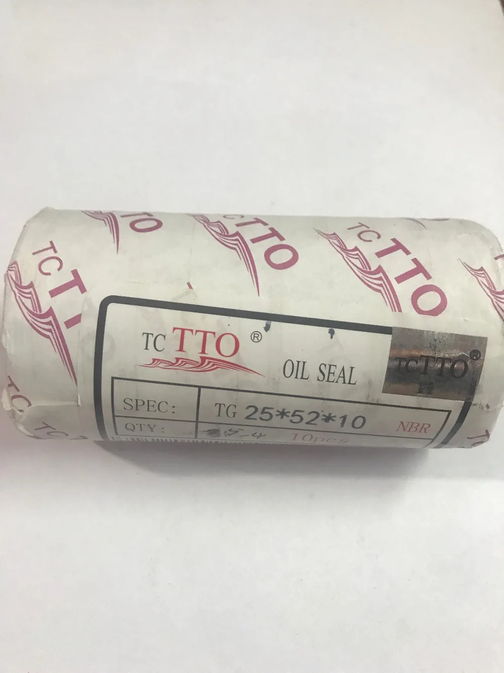 10 шт. NQK TC 25x52x7 25x52x8 25x52x10 NBR 25x52 Скелет масло TC ленты Уплотнители для радиального вала прокладки из бнк сальники