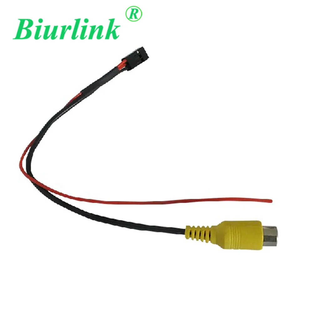 

Biurlink Car Rear Camera RCA Video Plug Reverse Convert Parking Cable Adapter For Nissan Qashqai